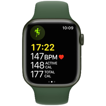 Đồng hồ thông minh Apple Watch Series 7 GPS, 45mm – Viền nhôm dây cao su - Chính hãng VN/A ( Xanh )