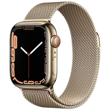 Đồng hồ thông minh Apple Watch Series 7 4G, 45mm – Viền thép dây thép - Chính hãng VN/A