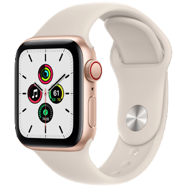 Apple Watch SE GPS + Cellular, 44mm Aluminum Case with Sport Band - Chính hãng (VN/A)