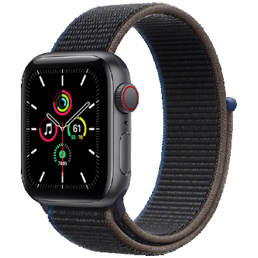 Đồng hồ thông minh Apple Watch SE (4G) 44mm - Viền nhôm dây vải - Chính hãng VN/A ( Xám )