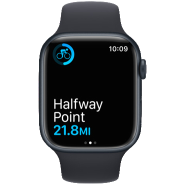 Đồng hồ thông minh Apple Watch Series 7 GPS, 45mm – Viền nhôm dây cao su - Chính hãng VN/A ( Xám )