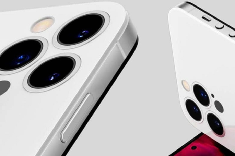 iPhone 14 Pro Max màu bạc camera