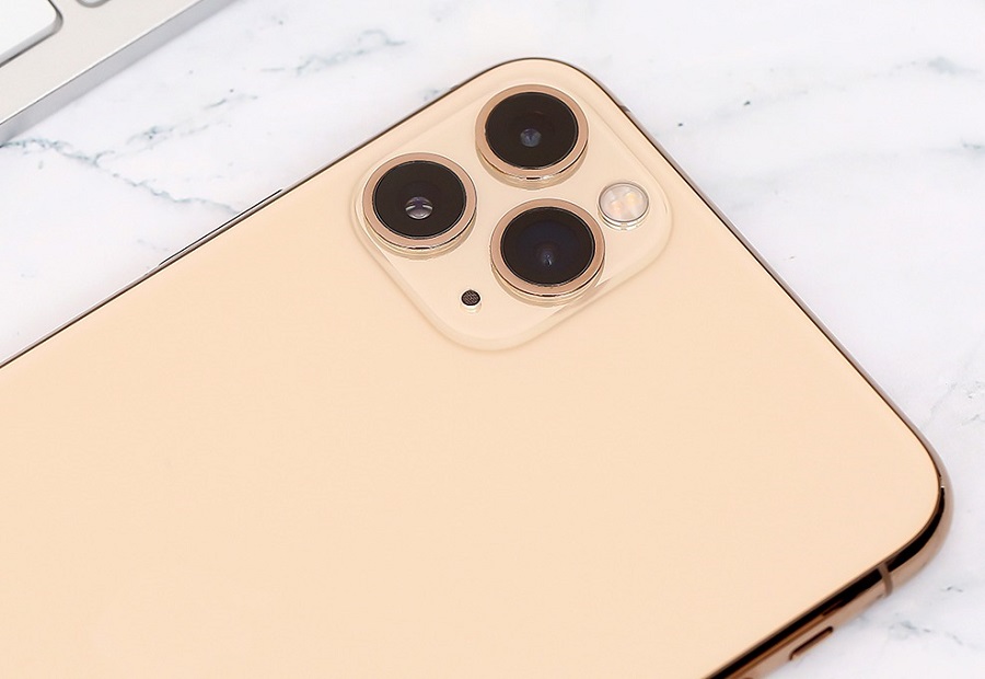 iPhone 11 Pro Max màu Gold (vàng) cụm camera sau