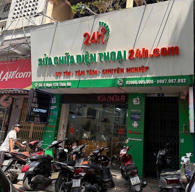 Quán sửa điện thoại 24h gần đây